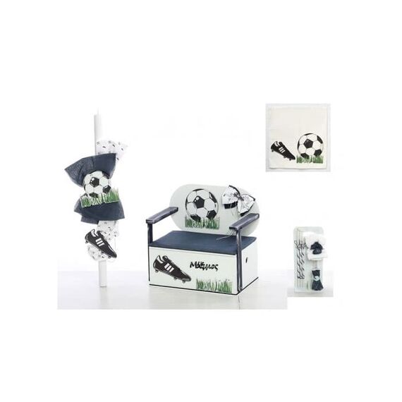 Σετ Βάπτισης Ποδόσφαιρο Χειροποίητο - Για Αγόρι στο Oneirokosmos