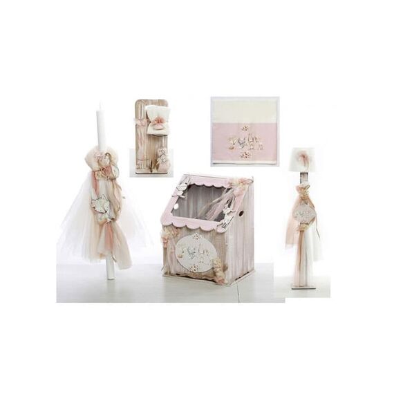 Σετ Βάπτισης Boho Ζωάκια Χειροποίητο - Για Κορίτσι στο Oneirokosmos