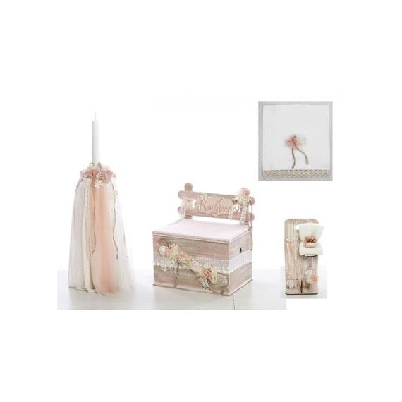 Σετ Βάπτισης Λουλούδια Χειροποίητο - Για Κορίτσι στο Oneirokosmos