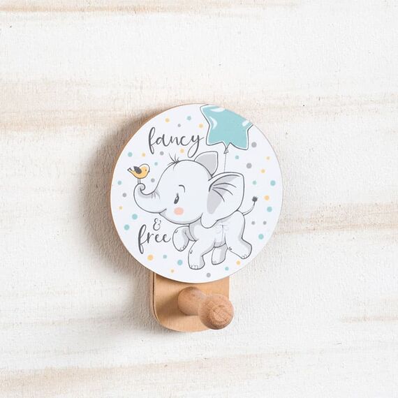 Μπομπονιέρα  Κρεμάστρα Τοίχου Ελεφαντάκι ΣΚ962 - Μπομπονιέρες Βάπτισης στο Oneirokosmos