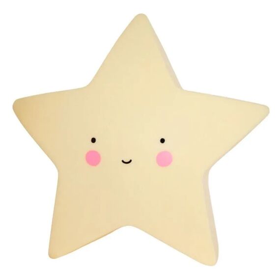 A little lovely company Φωτάκι νυκτός Little Light Star Yellow - Φωτιστικά Δωματίου στο Oneirokosmos
