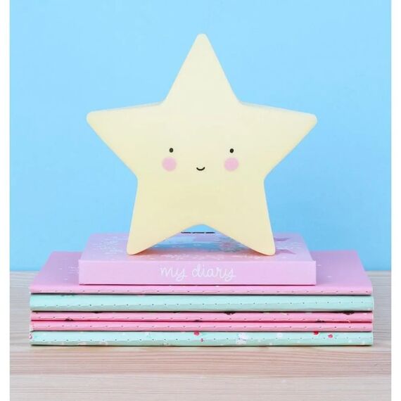 A little lovely company Φωτάκι νυκτός Little Light Star Yellow - Φωτιστικά Δωματίου στο Oneirokosmos