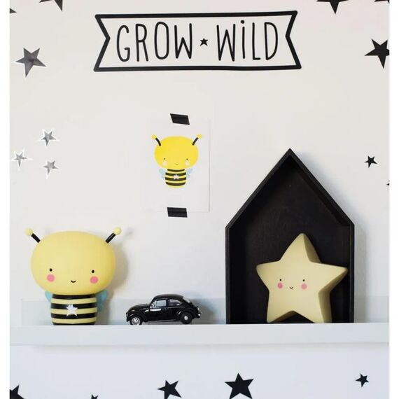 A little lovely company Φωτάκι νυκτός Little Light Star Yellow - Φωτιστικά Δωματίου στο Oneirokosmos