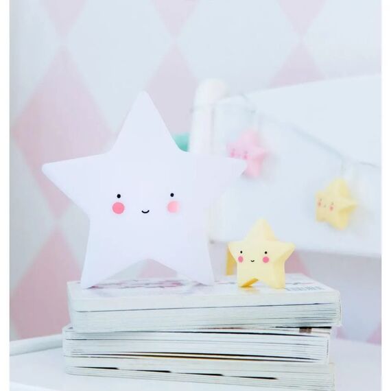 A little lovely company Φωτάκι νυκτός Little Light Star Yellow - Φωτιστικά Δωματίου στο Oneirokosmos