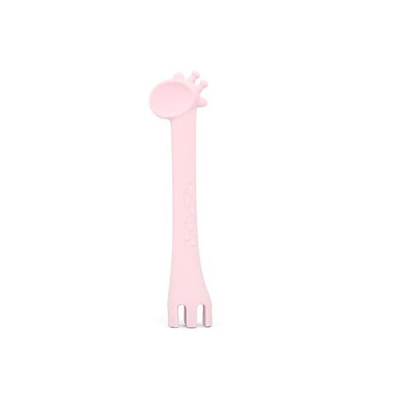 Kikka Boo Κουτάλι Σιλικόνης  Giraffe Pink 31302040080 - Κουταλάκια, Πηρουνάκια στο Oneirokosmos