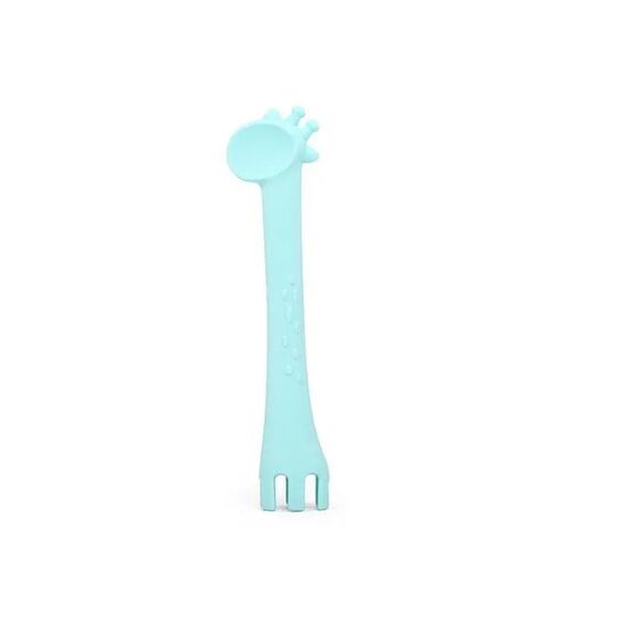 Kikka Boo Κουτάλι Σιλικόνης  Giraffe Mint  31302040081 - Κουταλάκια, Πηρουνάκια στο Oneirokosmos