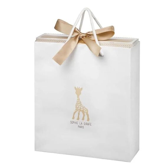 Sophie la girafe Σετ δώρου με την Σόφι και μια κουδουνίστρα "Πιου-πιου" - Δώρα στο Oneirokosmos