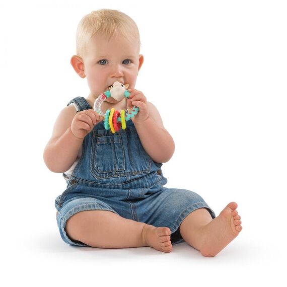 Sophie la girafe  Σόφι κουδουνίστρα πολλαπλών υφών S010179 - Κουδουνίστρες στο Oneirokosmos