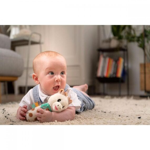 Sophie la girafe  Sweety Sophie Collection Βελούδινη κουδουνίστρα με αστείους ήχους - Κουδουνίστρες στο Oneirokosmos