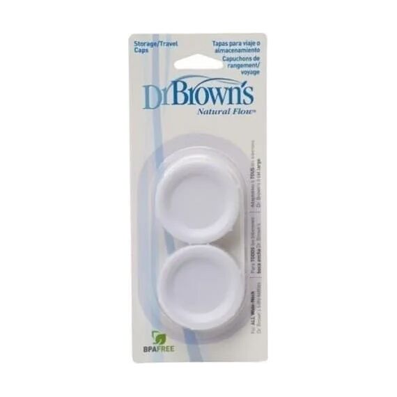 Dr. Brown's Καπάκι Ταξιδίου για Φαρδύ Λαιμό 2τμχ - Μπιμπερό στο Oneirokosmos