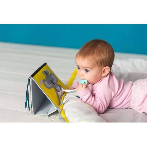 Taf Toys Tummy -Time Book εκπαιδευτικό μαλακό βιβλιαράκι - Δώρα στο Oneirokosmos