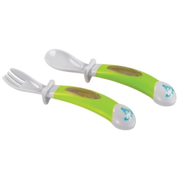Sophie la Girafe Μαλακό και διασκεδαστικό σετ κουταλάκι πηρουνάκι - Κουταλάκια, Πηρουνάκια στο Oneirokosmos