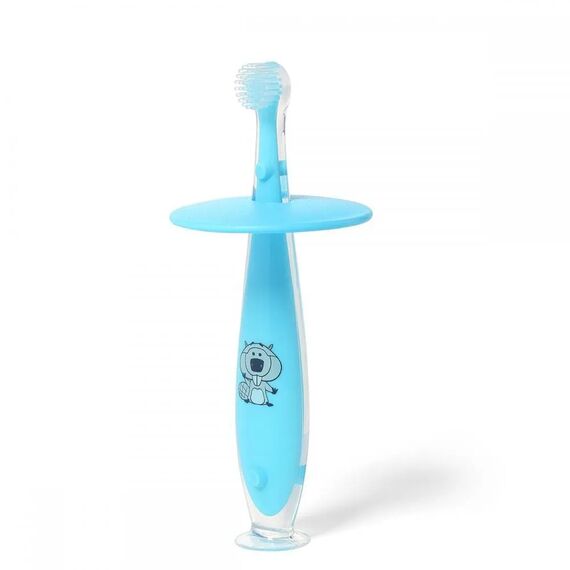 BabyOno Οδοντόβουρτσα από 6 μηνών ΜΠΛΕ  BN551/B - Προϊόντα υγιεινής φροντίδας στο Oneirokosmos