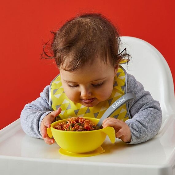 BBox Μπoλ σιλικόνης αντιολισθητικό με βεντούζα και κουταλάκι Lemmon - Σετ Φαγητού, Μπολάκια, Πιατάκια Φαγητού στο Oneirokosmos