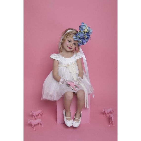 Bambolino: Doukissa Βαπτιστικό ρούχο για κορίτσι 8767 - Ρούχα Βάπτισης για Κορίτσι στο Oneirokosmos