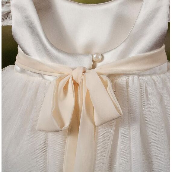 Bambolino: Doukissa Βαπτιστικό ρούχο για κορίτσι 8767 - Ρούχα Βάπτισης για Κορίτσι στο Oneirokosmos