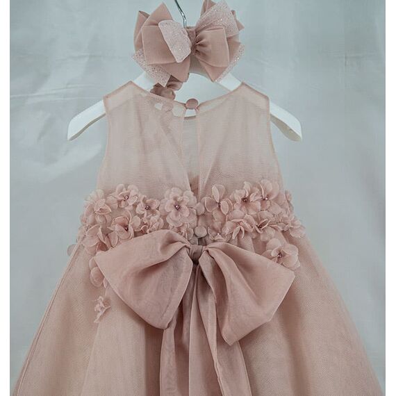 Bambolino: Marina Βαπτιστικό ρούχο για κορίτσι 9308 - Ρούχα Βάπτισης για Κορίτσι στο Oneirokosmos