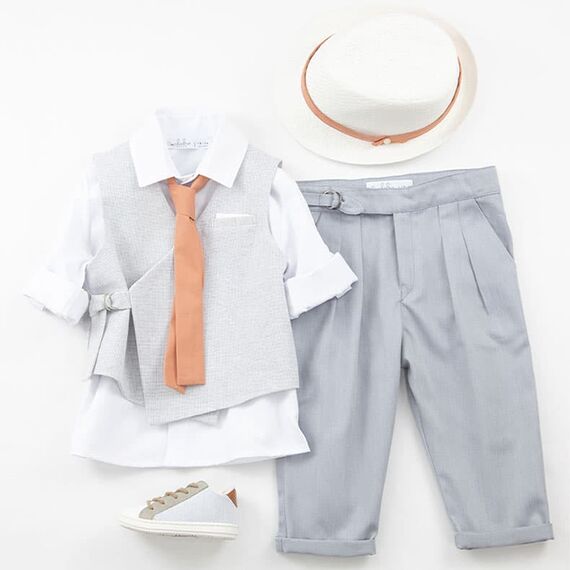 Bambolino: Zac Βαπτιστικό ρούχο για αγόρι 9417 - Ρούχα Βάπτισης για Αγόρι στο Oneirokosmos