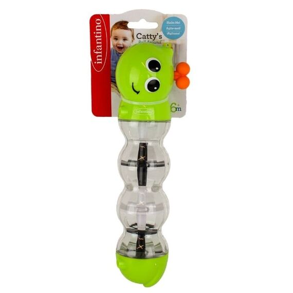 INFANTINO κουδουνίστρα CATTY’S ROLL AROUND FUN DAY Β-930-216561-09 - Κουδουνίστρες στο Oneirokosmos