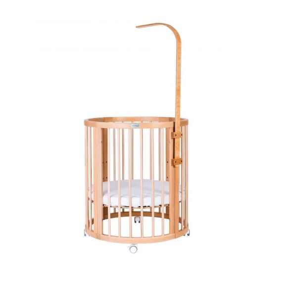 IngVart Ξύλινη Μπάρα για Κούνια Smart Bed Φυσικό Ξύλο 82x35x2.5 cm - Στήριγμα Κουνουπιέρας στο Oneirokosmos