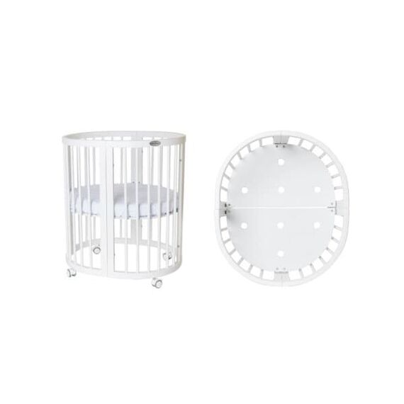 IngVart Κούνια Smart Bed Oval 9 σε 1 Γκρι - Βρεφικά Κρεβάτια Μετατρεπόμενα σε Προεφηβικά στο Oneirokosmos