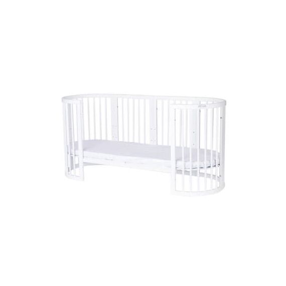 IngVart Κούνια Smart Bed Oval 9 σε 1 Φυσικό Ξύλο - Βρεφικά Κρεβάτια Μετατρεπόμενα σε Προεφηβικά στο Oneirokosmos