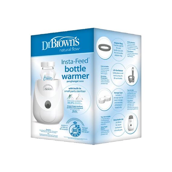 Dr Brown's Bottle Warmer Insta-Feed Θερμαντήρας Μπιμπερό - Αποστειρωτές, Θερμαντήρες, Ατμομάγειρες, Μπλέντερ, Παρασκευαστές Γάλακτος στο Oneirokosmos