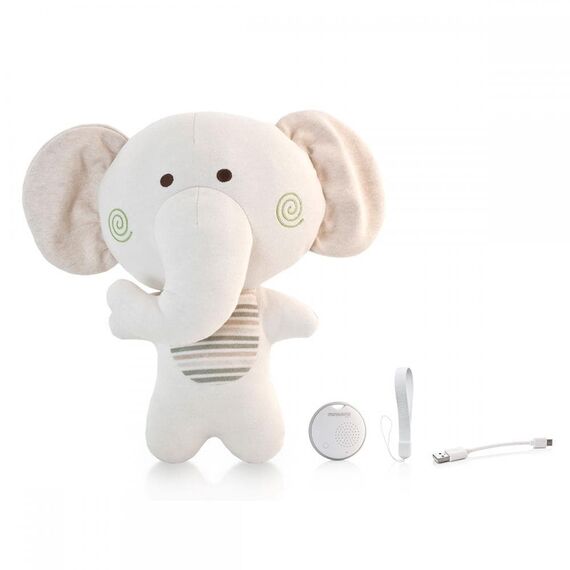 Miniland Λούτρινο Ελεφαντάκι Be my Buddy με συσκευή αναπαραγωγής ήχου (89160) - Κουδουνίστρες στο Oneirokosmos