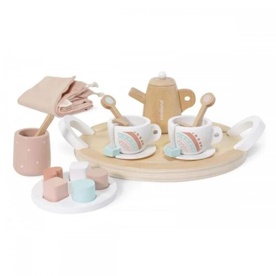 Miniland ξύλινο ΣΕΤ TEA PARTY  ME94062 - Εκπαιδευτικά Παιχνίδια στο Oneirokosmos