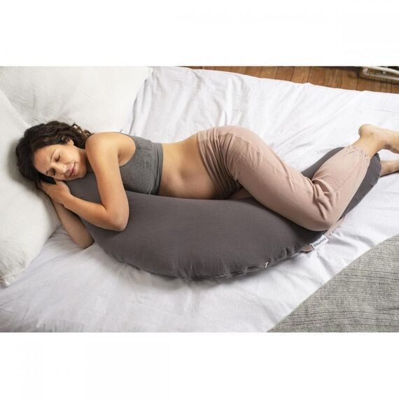 Doomoo Μαξιλάρι θηλασμού Comfy Big Tetra Grey DB586TG - Μαξιλάρια Θηλασμού στο Oneirokosmos