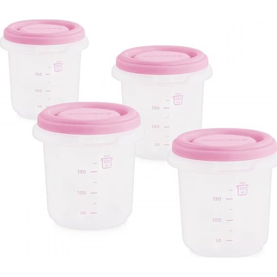 Miniland ΣET 4 ΤΜΧ   ΑΝΘΕΚΤΙΚΑ  ΑΕΡΟΣΤΕΓΗ ΔΟΧΕΙA HERMISIZED των 250ml Pink 89239 - Σετ Φαγητού, Μπολάκια, Πιατάκια Φαγητού στο Oneirokosmos