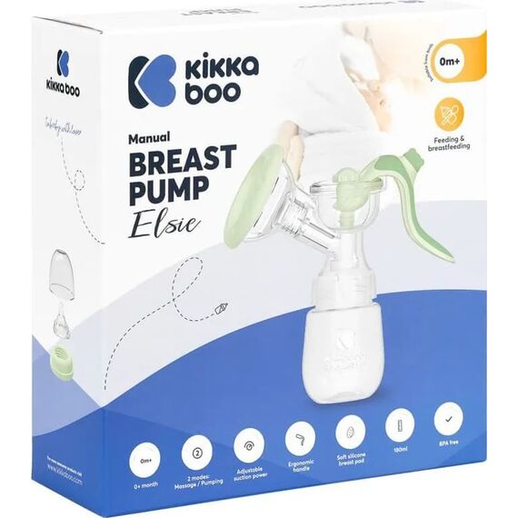 Kikka Boo Θήλαστρο Χειροκίνητο Elsie με Μπουκαλάκι 180ml 31304010008 - Θήλαστρα στο Oneirokosmos