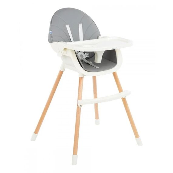 Kikka Boo κάθισμα  Nutri  Wood Grey 31004010116 - Καθίσματα Φαγητού Επιδαπέδια στο Oneirokosmos