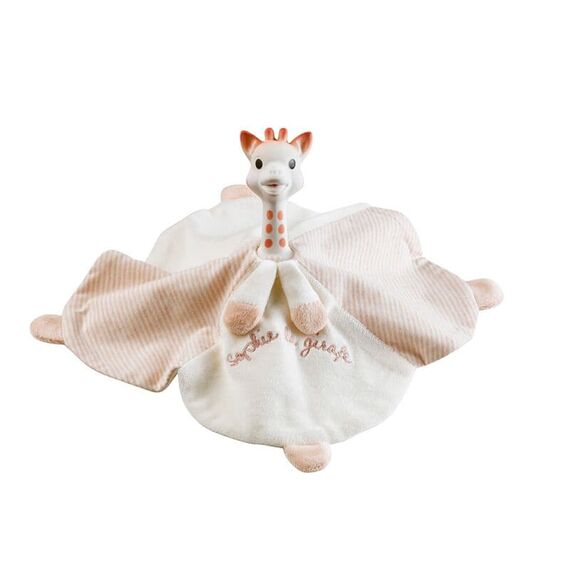 Sophie La Girafe So Pure Πανάκι αγκαλιάς με δαχτύλιο οδοντοφυίας - Πανάκια Παρηγοριάς στο Oneirokosmos