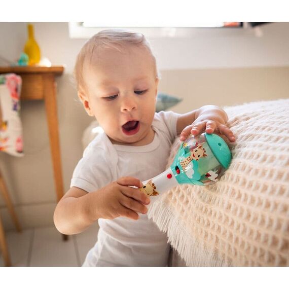 Sophie la girafe Ηλεκτρονική - μουσική κουδουνίστρα μαράκα με ανιχνευτή κίνησης Shake Shake Shake! - Κουδουνίστρες στο Oneirokosmos