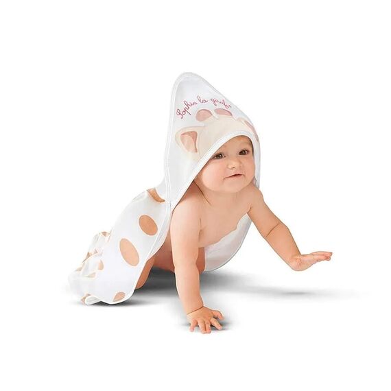 Sophie la girafe Πετσέτα με κουκούλα Καμηλοπάρδαλη S523426 - Πετσέτες-Μπουρνούζια στο Oneirokosmos