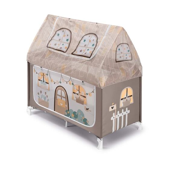 Cam Παρκοκρέβατο Με Δύο Επίπεδα Daily Dolci Sogni  128.5x73cm A-114 BEIGE - Πάρκο στο Oneirokosmos