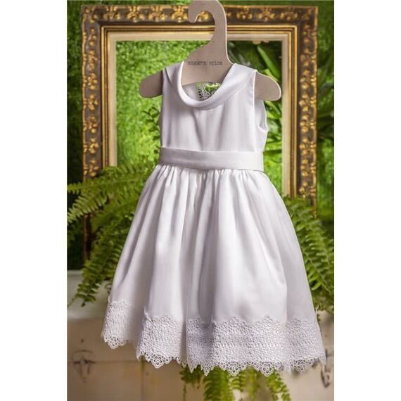 Sugar n Spice: Αλεξάνδρα Βαπτιστικό ρούχο για κορίτσι - Ρούχα Βάπτισης για Κορίτσι στο Oneirokosmos