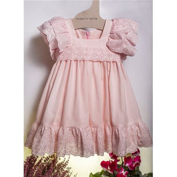 Sugar n Spice: Ηχώ Βαπτιστικό ρούχο για κορίτσι - Ρούχα Βάπτισης για Κορίτσι στο Oneirokosmos