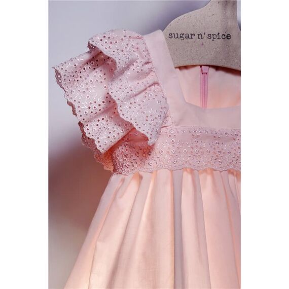 Sugar n Spice: Ηχώ Βαπτιστικό ρούχο για κορίτσι - Ρούχα Βάπτισης για Κορίτσι στο Oneirokosmos