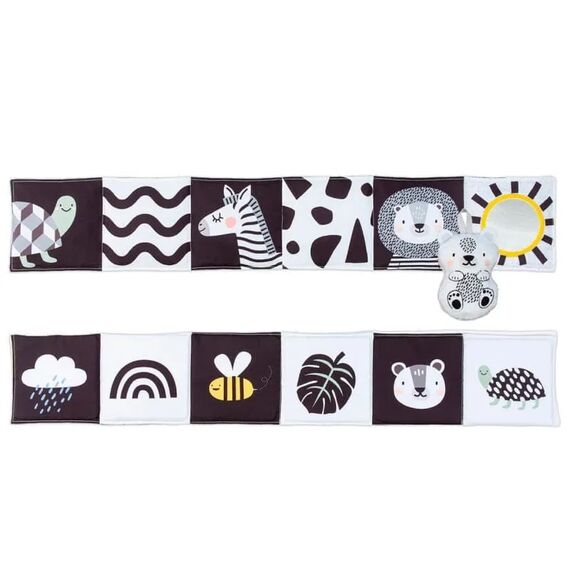 Taf Toys  Bιβλίο Δραστηριοτήτων Savannah Black & White Book  T-12875 - Εκπαιδευτικά Παιχνίδια στο Oneirokosmos