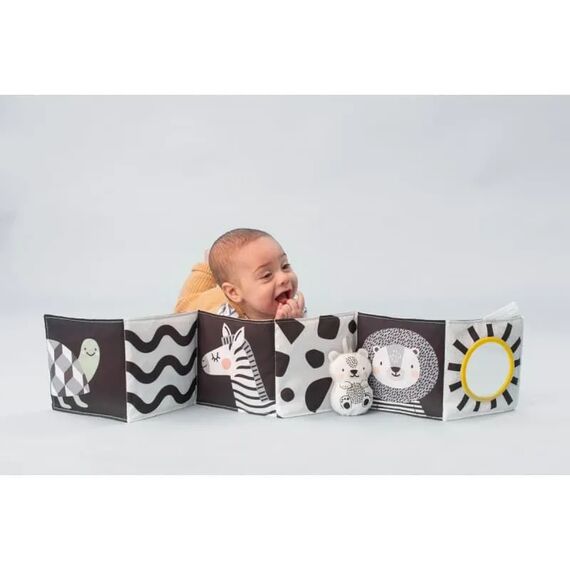 Taf Toys  Bιβλίο Δραστηριοτήτων Savannah Black & White Book  T-12875 - Εκπαιδευτικά Παιχνίδια στο Oneirokosmos