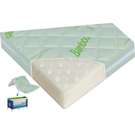 Lorelli  Στρώμα Παρκοκρέβατου Air Comfort Bamboo 60x120x6 cm 2003014 - Βρεφικά Στρώματα στο Oneirokosmos