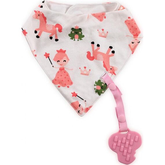 Lorelli Σαλιάρα Μπαντάνα Με Μασητικό  Pink Fairy 1026018pin - Σαλιάρες Υφασμάτινες  στο Oneirokosmos