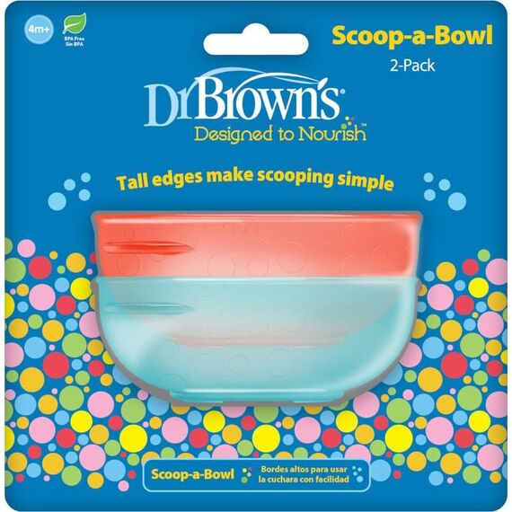 Dr Brown's Μπωλ Φαγητού 2 Τεμάχια TF021 - Σετ Φαγητού, Μπολάκια, Πιατάκια Φαγητού στο Oneirokosmos