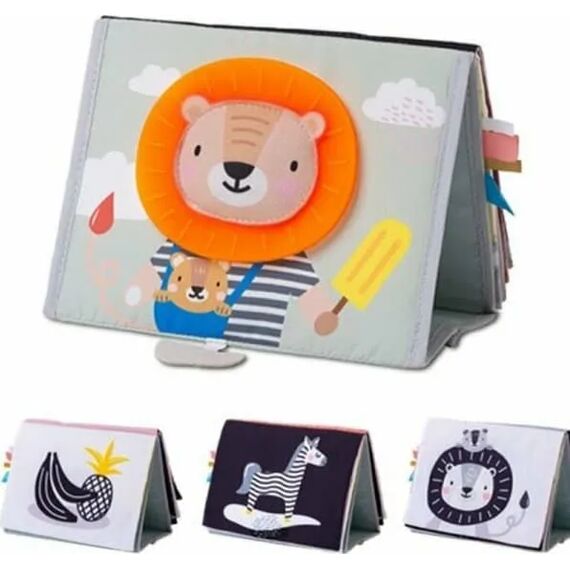 Taf Toys Εκπαιδευτικό Βιβλίο Savanah Tummy-Time Book T-12705 - Δώρα στο Oneirokosmos