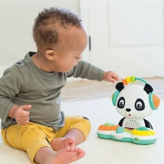 Infantino Spin & Slide Dj Panda με Μουσική και Φως για 6+ Μηνών B-930-212017-09 - Βρεφικά Παιχνίδια στο Oneirokosmos