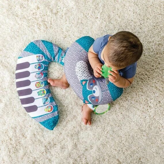 Infantino Μαξιλάρι Δραστηριοτήτων Grow With Me 3-IN-1 Tummy Time Piano B-313021-00 - Βρεφικά Παιχνίδια στο Oneirokosmos