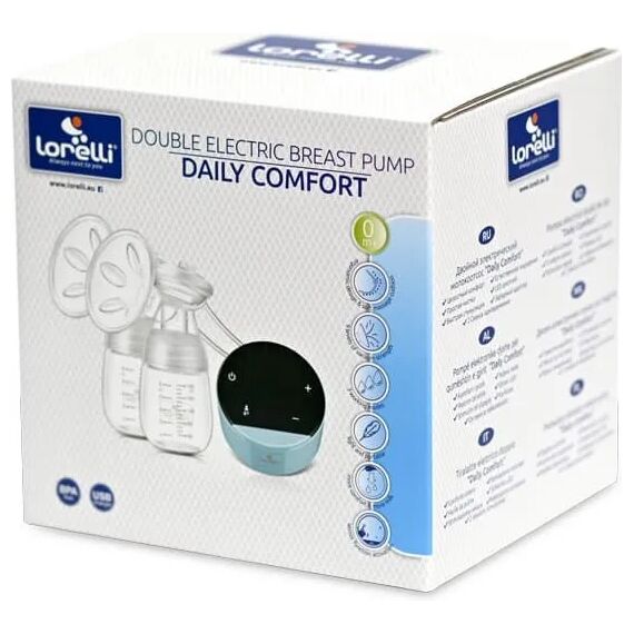 Lorelli Ηλεκτρικό Θήλαστρο Διπλής Άντλησης Daily Comfort White 10220590003 - Θήλαστρα στο Oneirokosmos