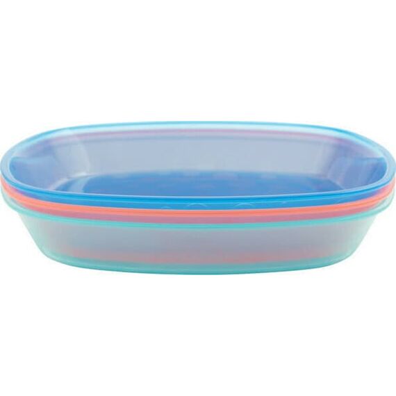 Dr Brown's Πιάτα Ρηχά 3 Τεμαχίων TF022 - Σετ Φαγητού, Μπολάκια, Πιατάκια Φαγητού στο Oneirokosmos